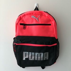 PUMA Meridian Jr. Backpack Hot Coral/Black